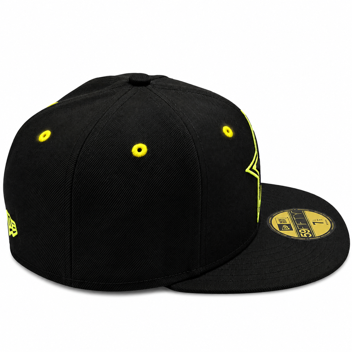 New Era Dallas Cowboys Neon Star Black 59FIFTY Fitted Hat