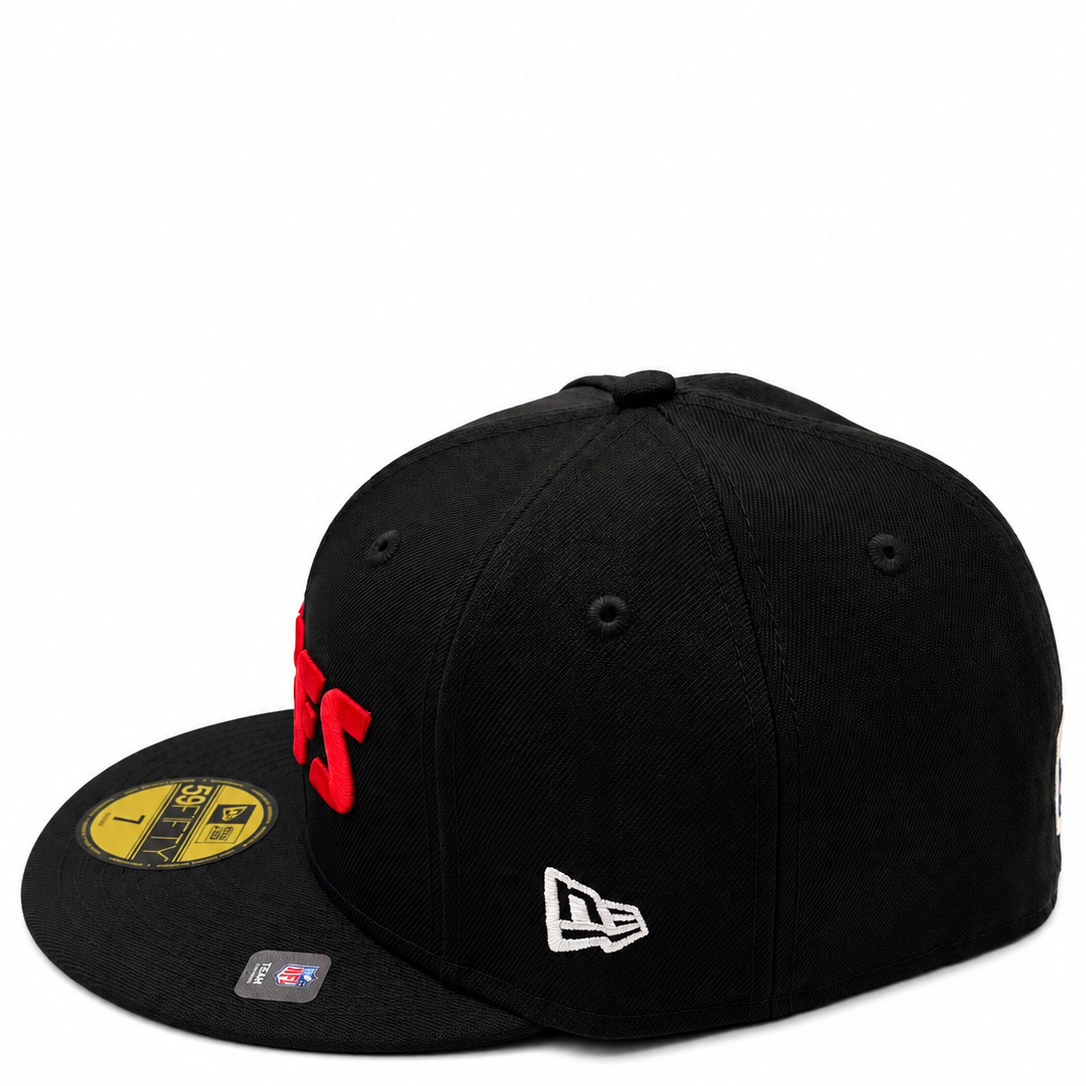 New Era Kansas City Chiefs Black & Red 59FIFTY Fitted Hat