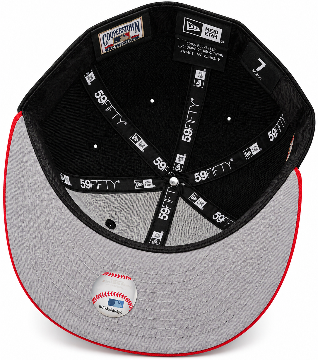 New Era Brooklyn Dodgers 1947 All-Star Game Black & Red 59FIFTY Fitted Hat