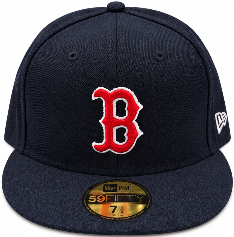 New Era Boston Red Sox Navy & Black 59FIFTY Fitted Hat