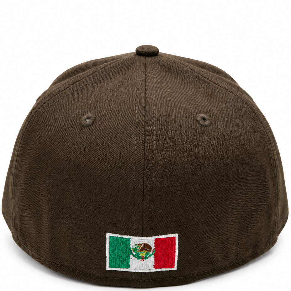Mexico Brown New Era 59FIFTY fitted hat - undervisor detail