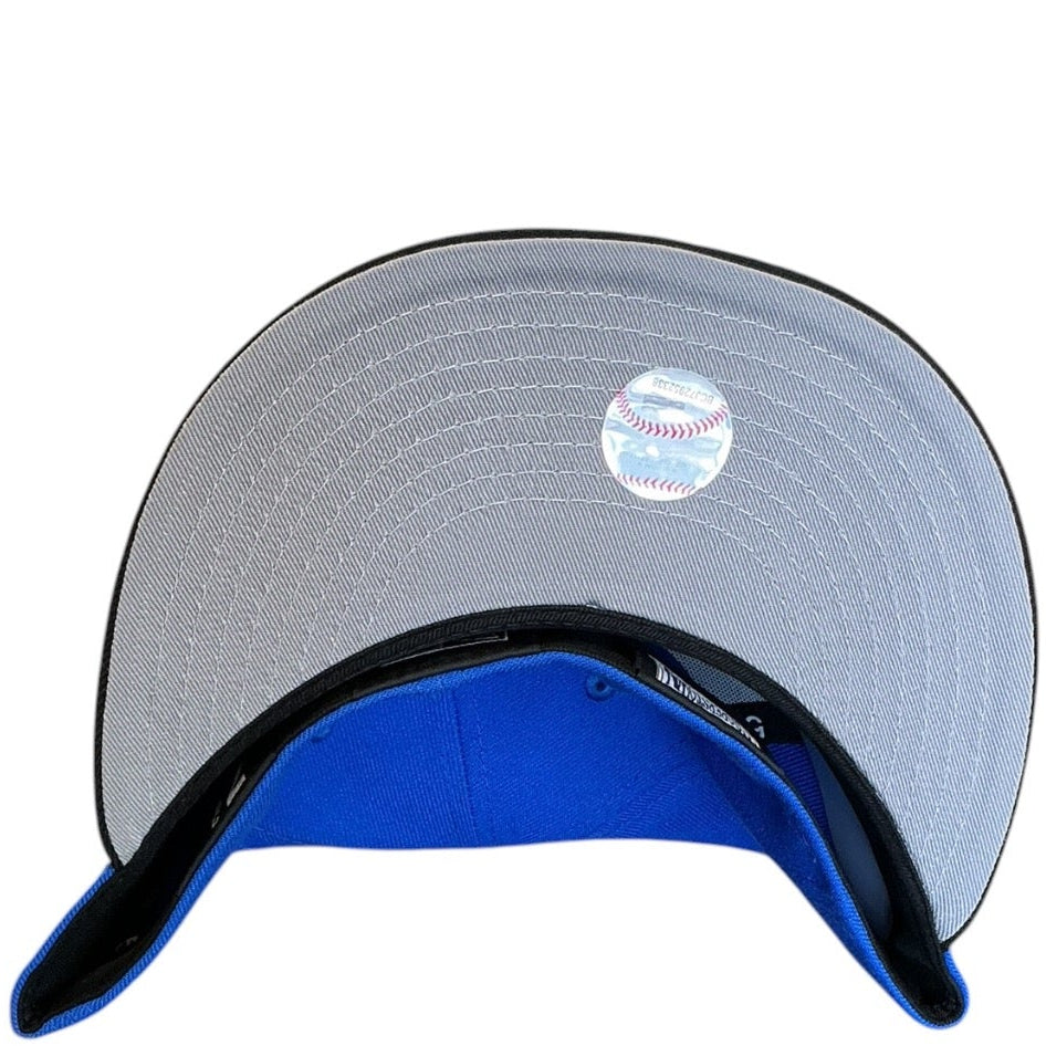 Cleveland Indians Royal Blue & Black Jacobs Field Inaugural Season New Era 59FIFTY fitted hat - back view
