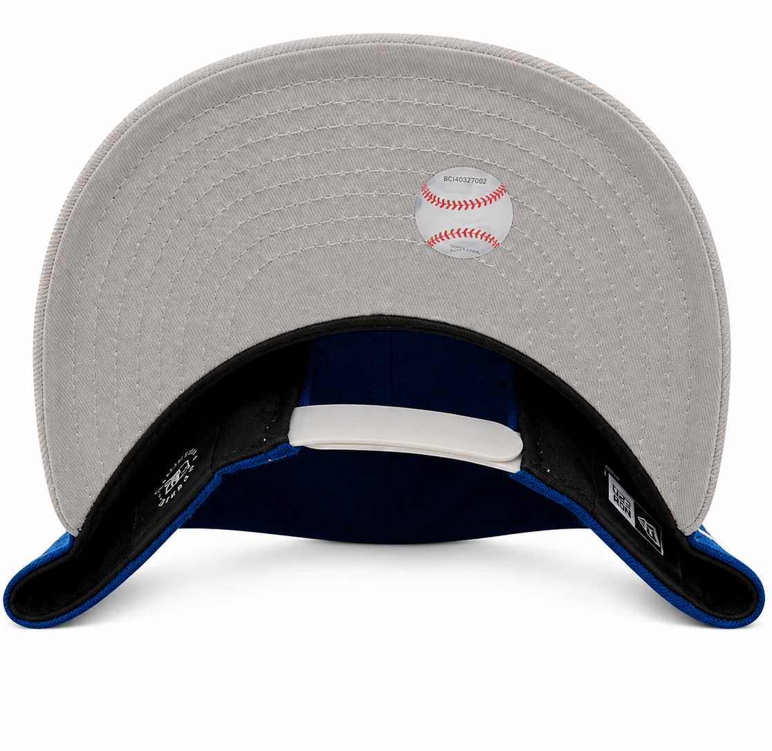 Toronto Blue Jays New Era 9FIFTY two-tone snapback hat - front view