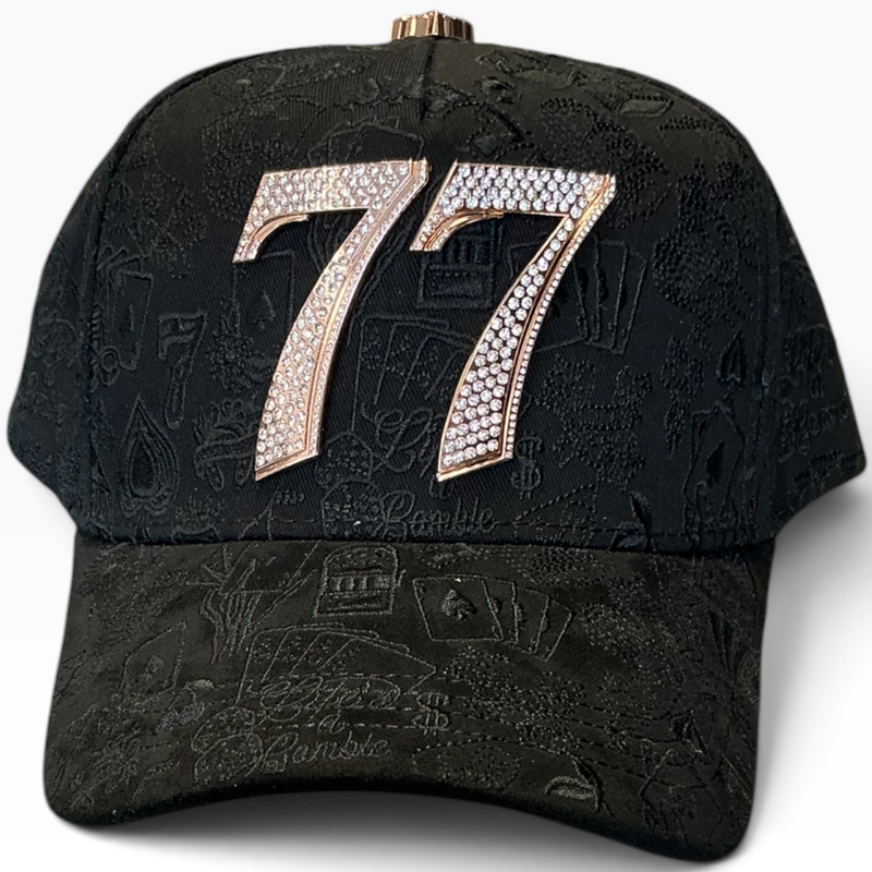 77 casino pattern hat - detail view