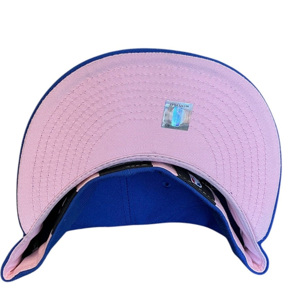 Philadelphia 76ers royal blue New Era 59FIFTY fitted hat - front view