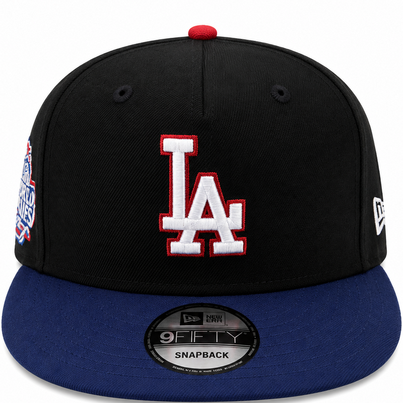 Dodgers 2024 World Series snapback with official side patch - side view