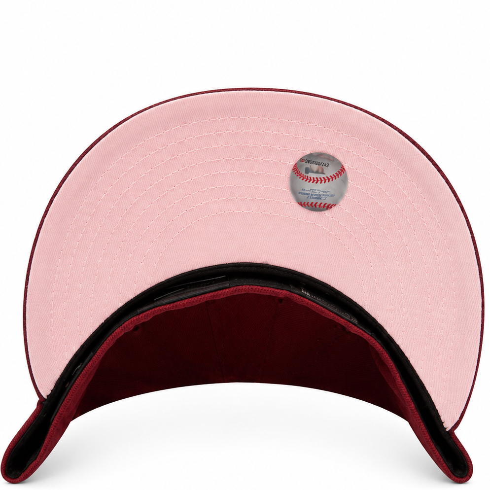 San Diego Padres burgundy New Era 59FIFTY fitted hat - front view