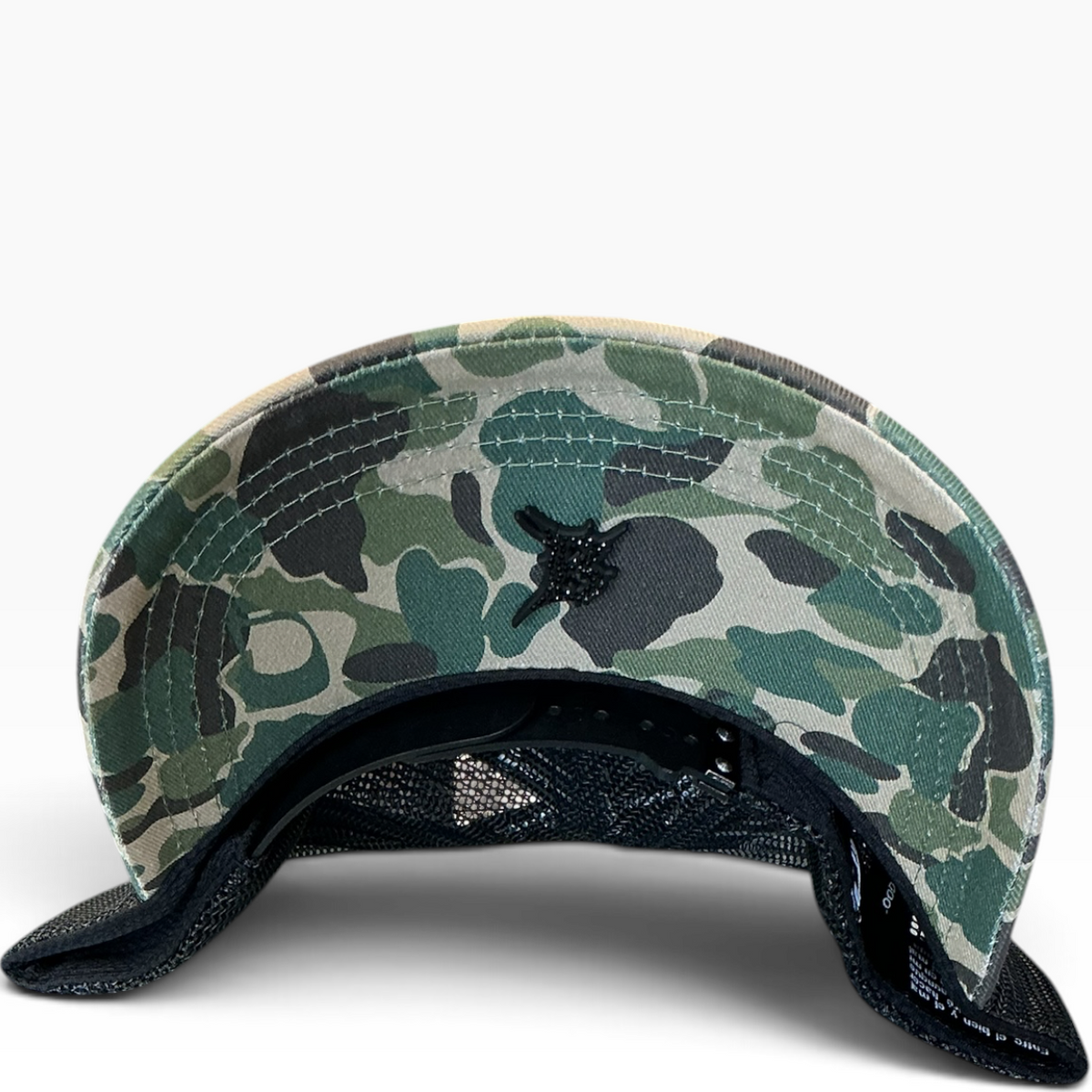 Barbas Fuck The Rules camo trucker hat - front view