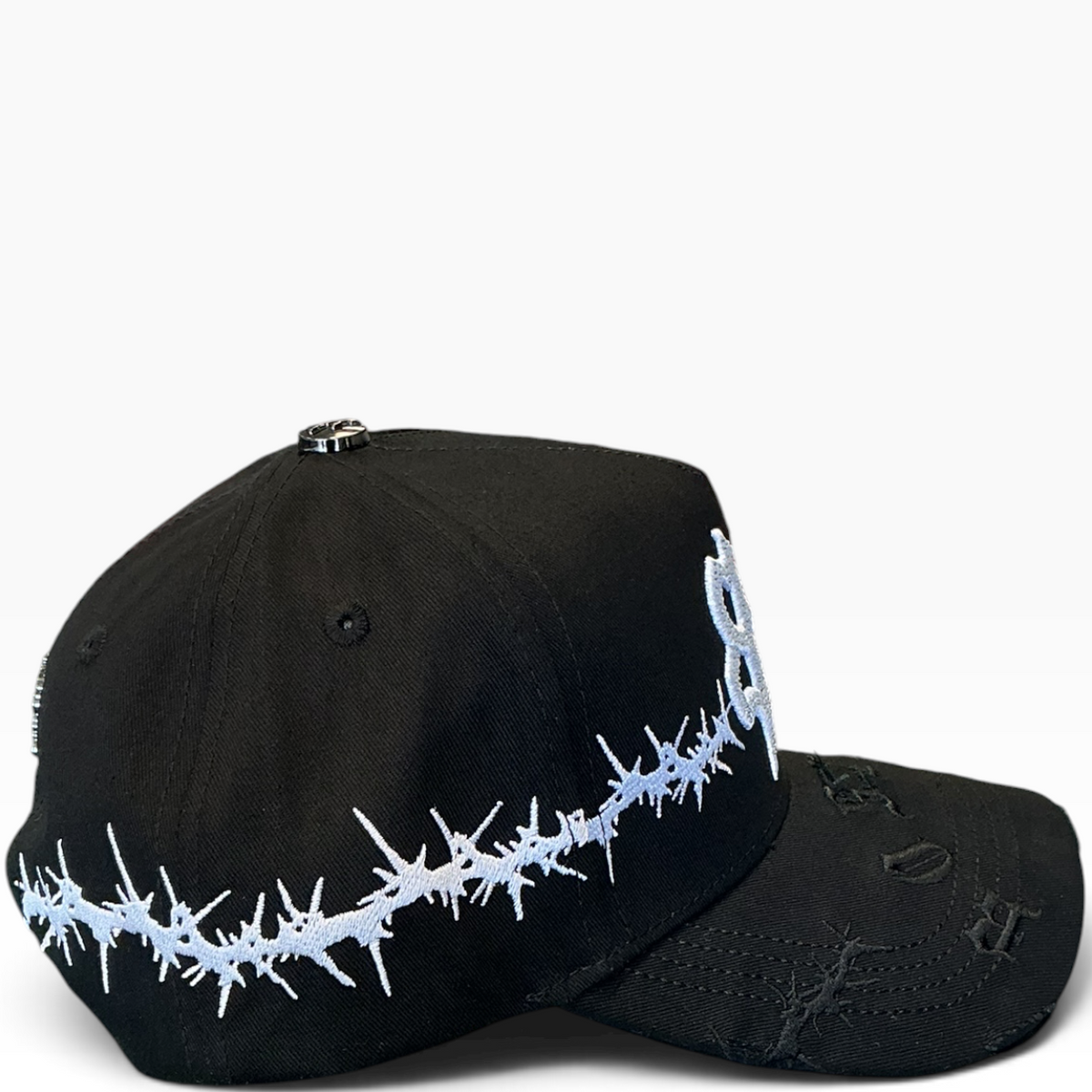 SB barbed wire snapback - alternate angle