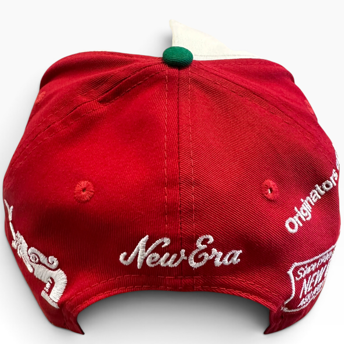 Mexico cream green and red New Era 9FORTY A-Frame adjustable hat - front view