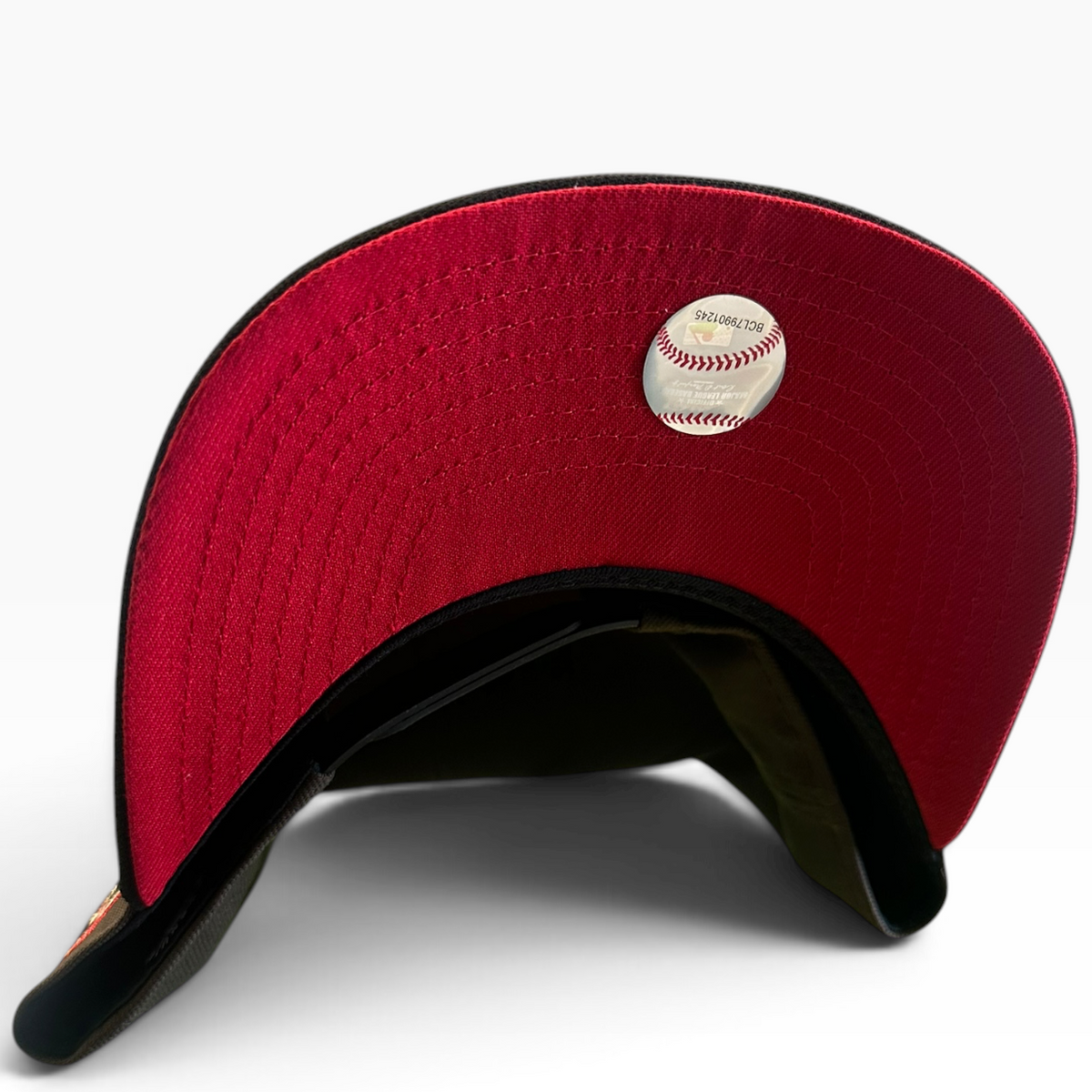 Los Angeles Dodgers Brown & Black Cherry Blossom New Era 9FIFTY A-Frame snapback hat - front view