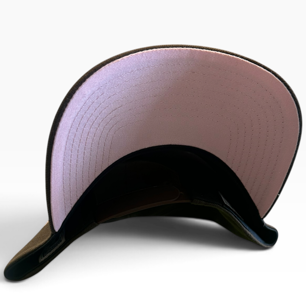 Toronto Blue Jays brown and pastel New Era 9FORTY A-Frame adjustable hat - undervisor detail