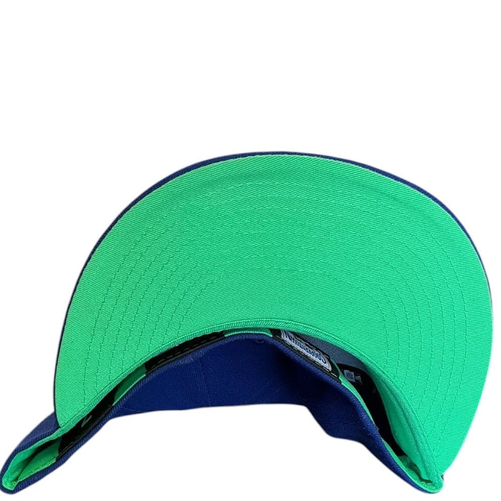 Los Angeles Dodgers royal blue New Era 59FIFTY fitted hat - front view