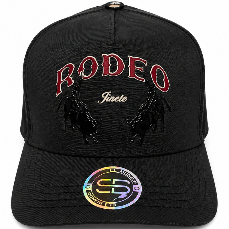 Rodeo Jinete Black Cap – front view