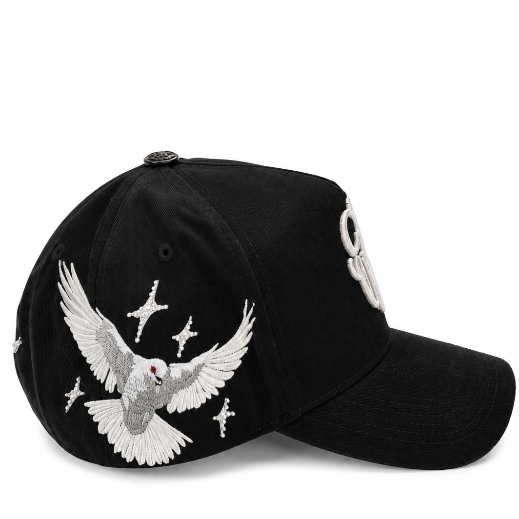 Cash Only bird cap - back view
