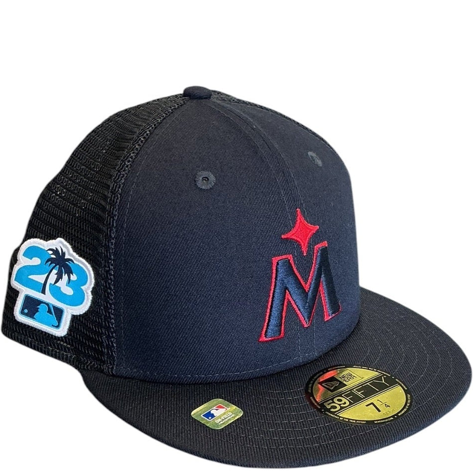 MLB All-Star 2023 navy and red New Era 59FIFTY fitted hat - back view