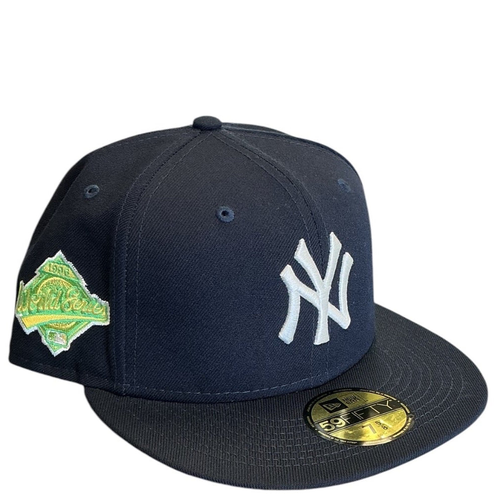 New York Yankees Navy & Yellow New Era 59FIFTY fitted hat - side view