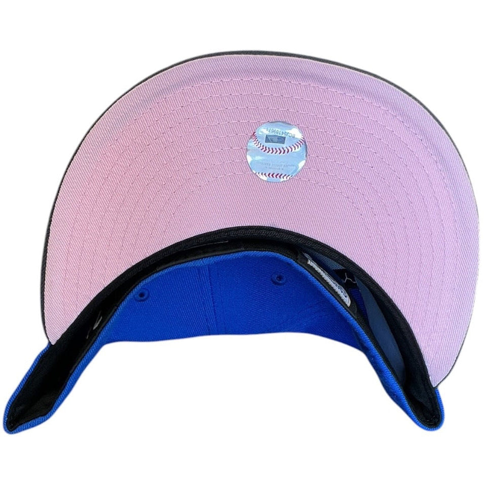 Chicago White Sox Royal Blue & Gray 95 Years New Era 59FIFTY fitted hat - side view