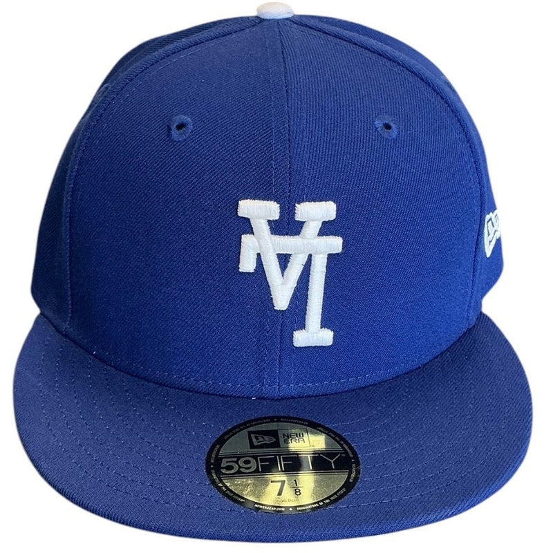 Los Angeles Dodgers Royal Blue & White New Era 59FIFTY fitted hat - side view
