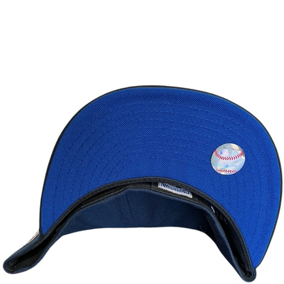 Philadelphia Phillies Navy & Black 2008 World Series New Era 59FIFTY fitted hat - front view