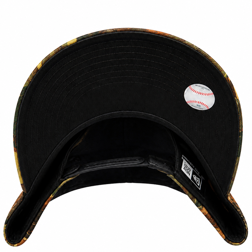 New York Yankees leaf camo New Era 9FIFTY A-Frame snapback hat - back view