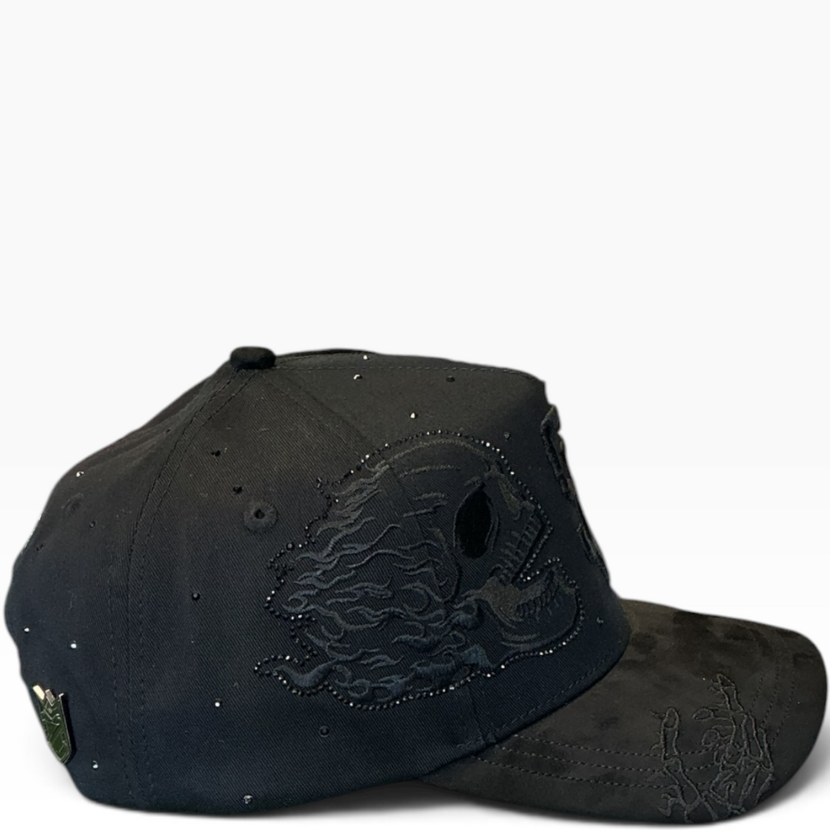 SD Padres skull snapback - back view