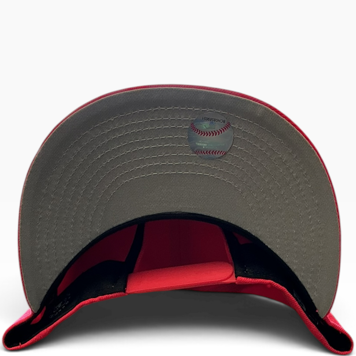 Braves all-red tonal snapback - alternate view