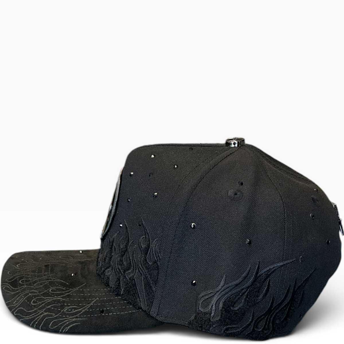All In poker chip snapback - back view