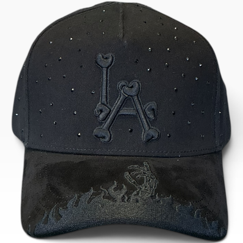 LA Bones snapback - back view