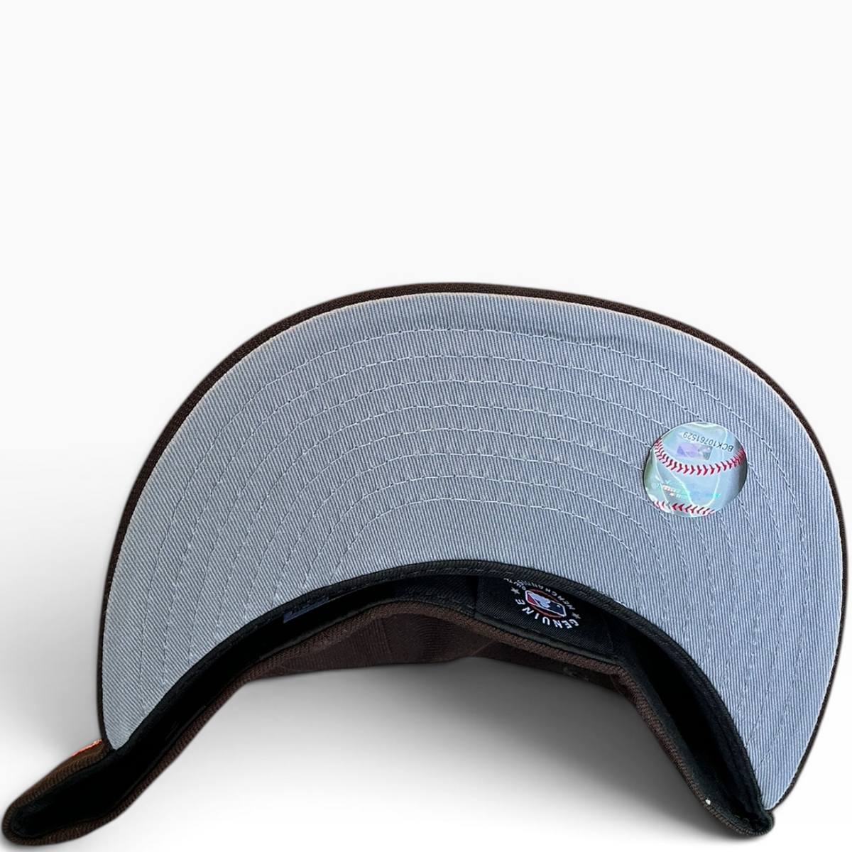 San Diego Padres Brown New Era 59FIFTY fitted hat - back view