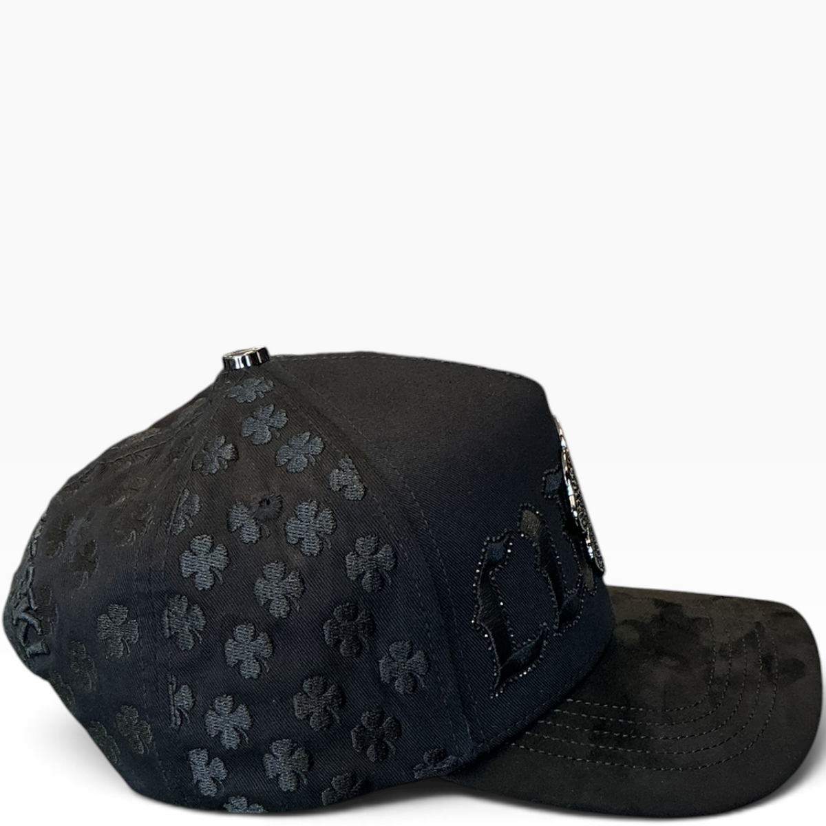 Good Luck clover snapback - alternate angle