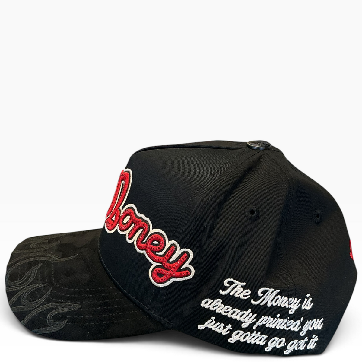 Cash Only Money snapback - alternate angle