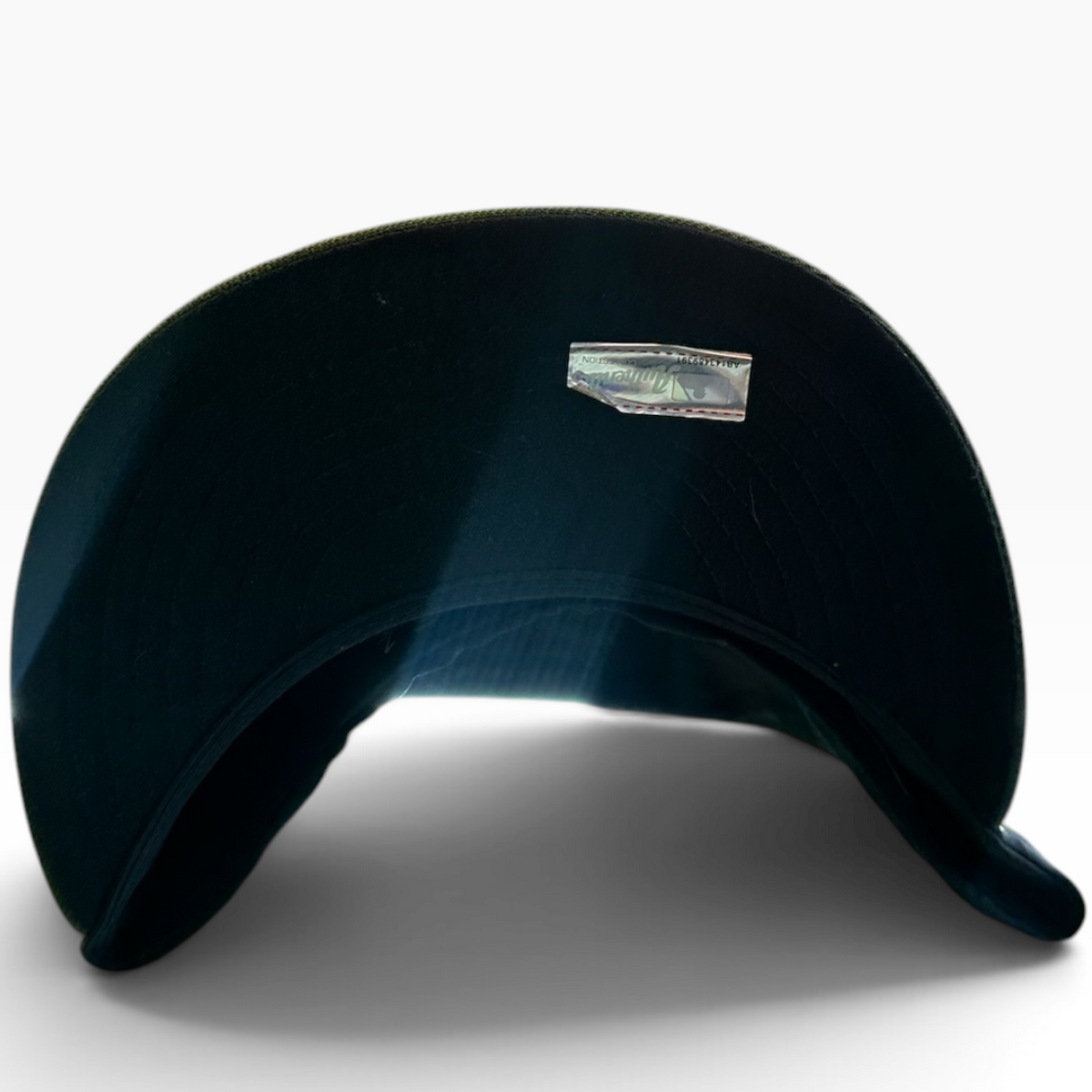 Pittsburgh Pirates Camo Olive New Era 59FIFTY fitted hat - back view