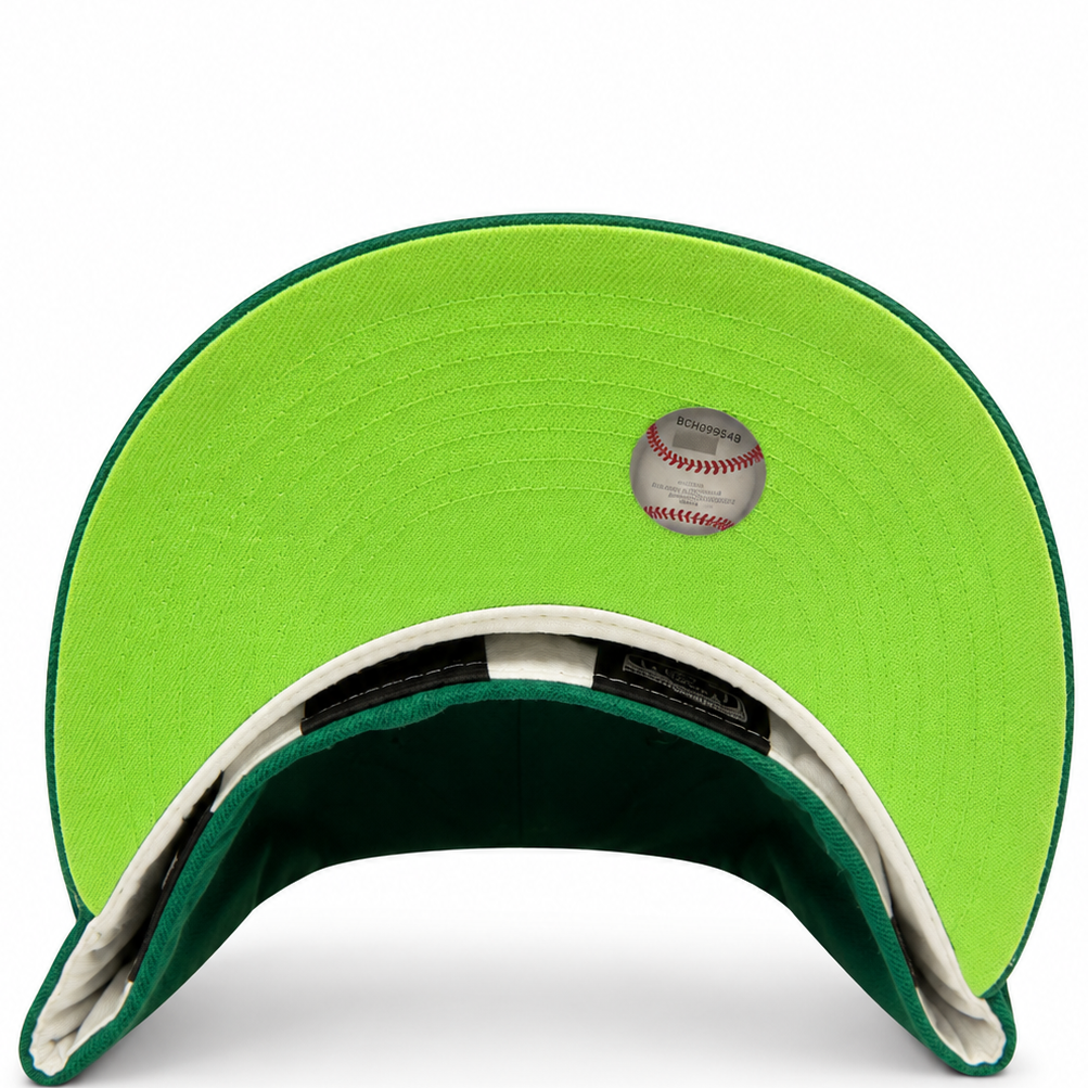 St. Louis Cardinals Green New Era 59FIFTY fitted hat - back view