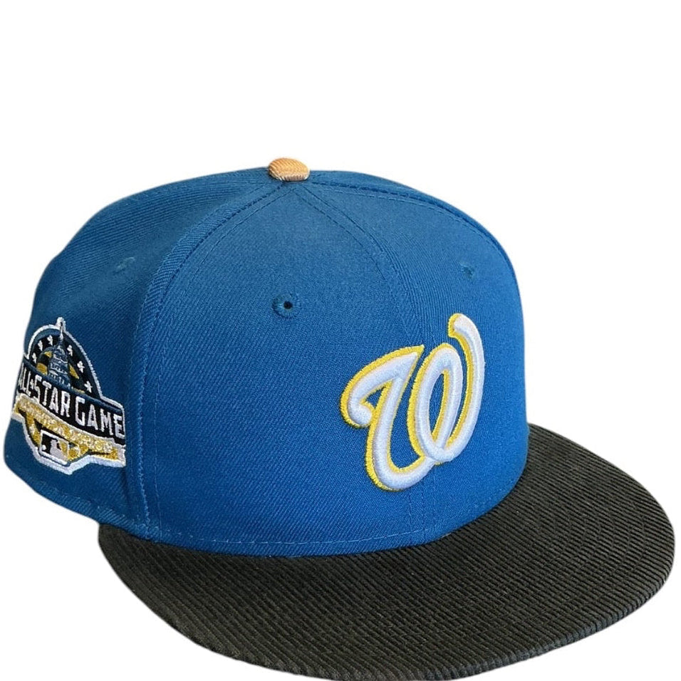 Washington Nationals Blue & Black All-Star Game New Era 59FIFTY fitted hat - back view