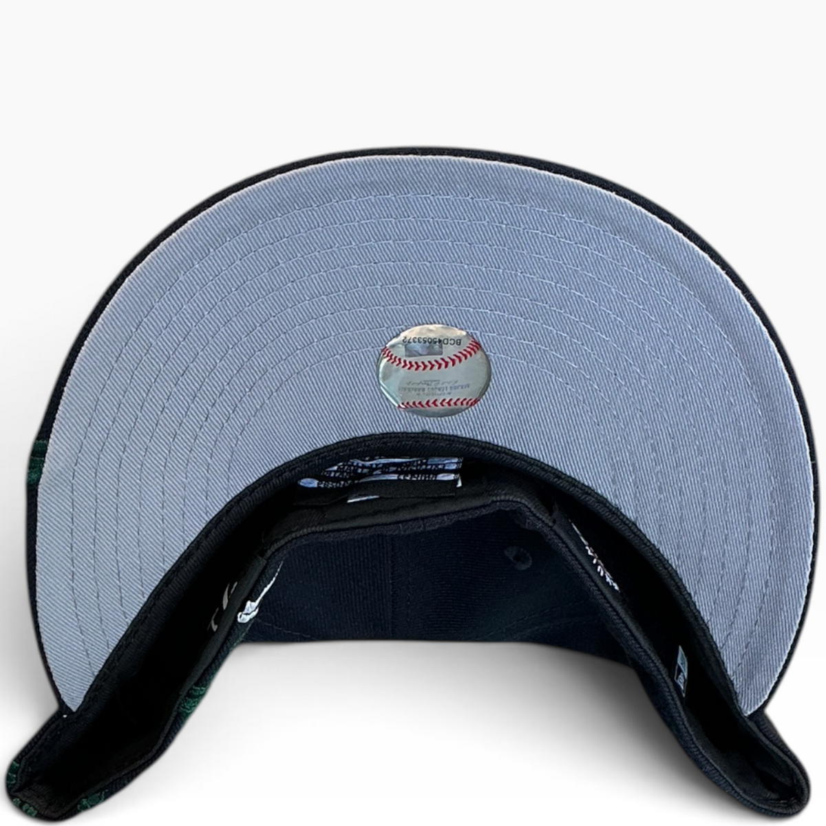 Houston Astros Floral Hummingbird Navy New Era 59FIFTY fitted hat - back view