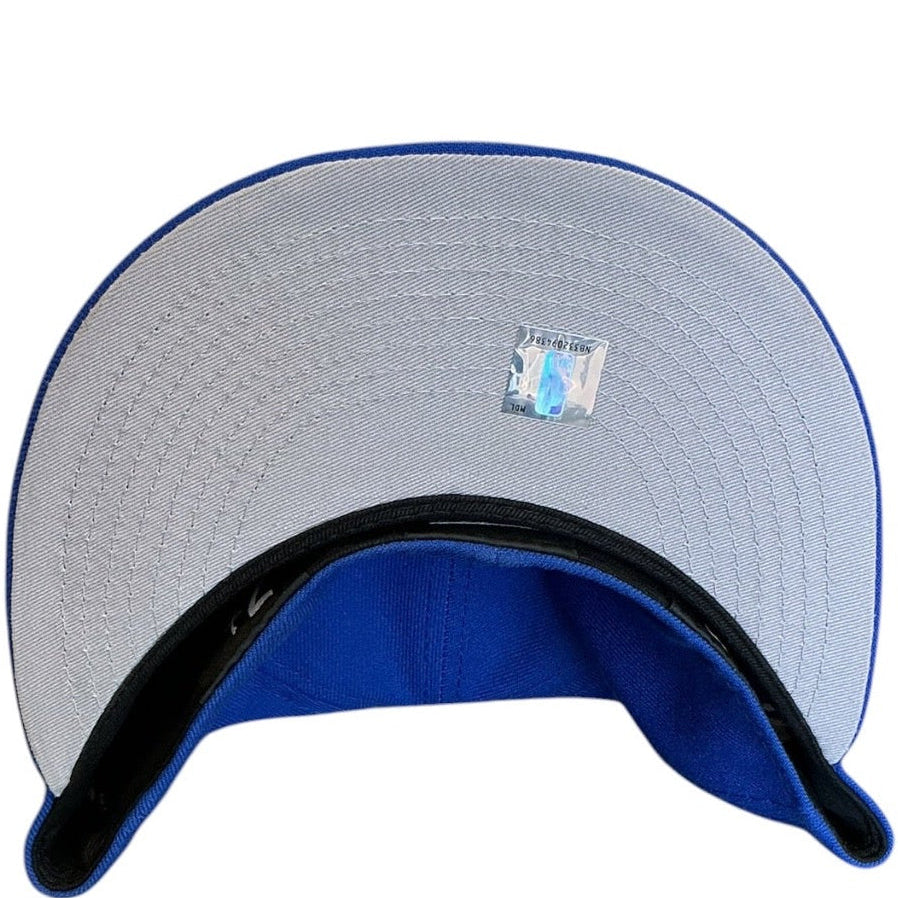 Philadelphia 76ers royal blue New Era 59FIFTY fitted hat - front view