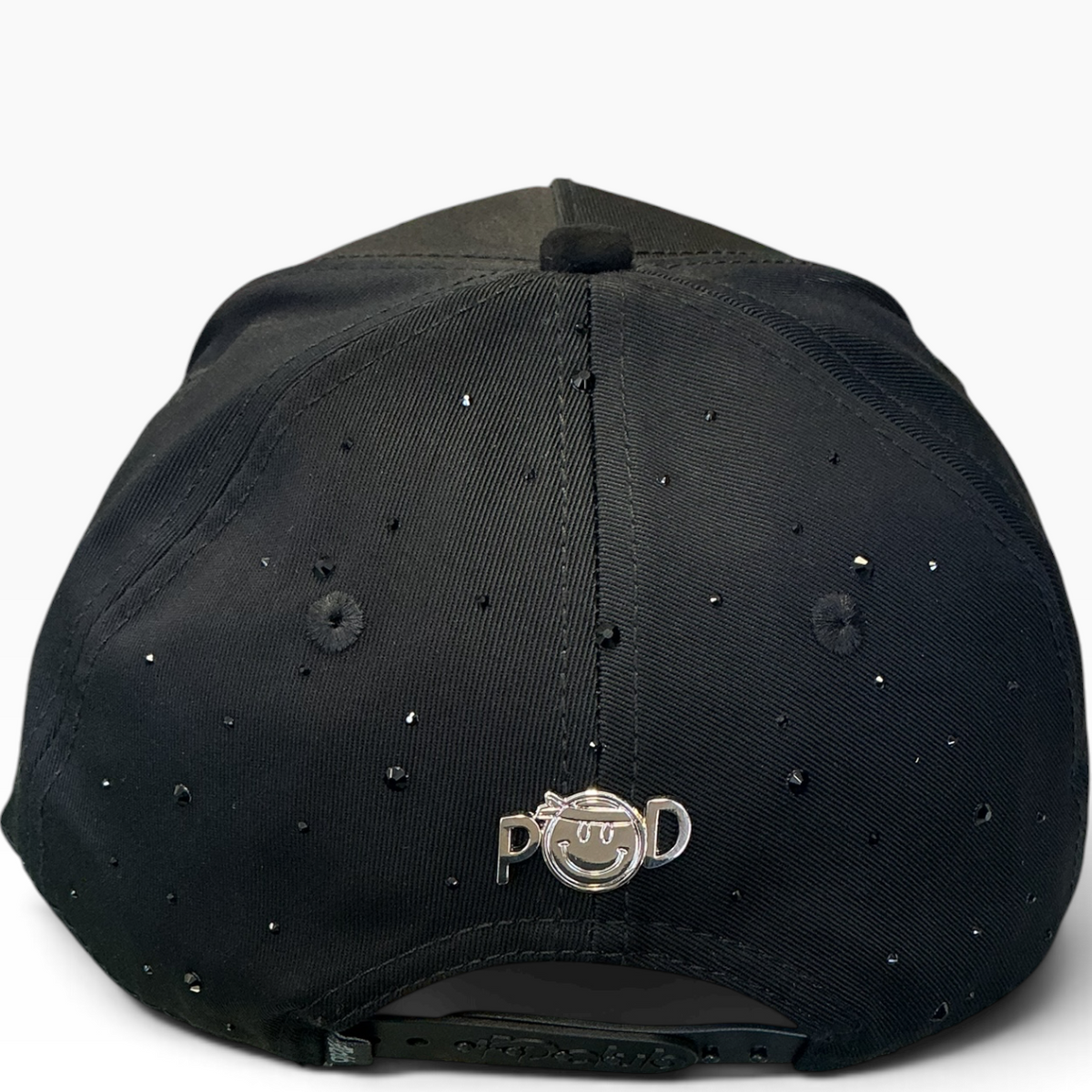 Problematic 8-ball hat with side patch - side view