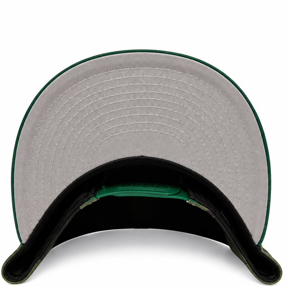Yankees green camo 9FORTY hat - back view