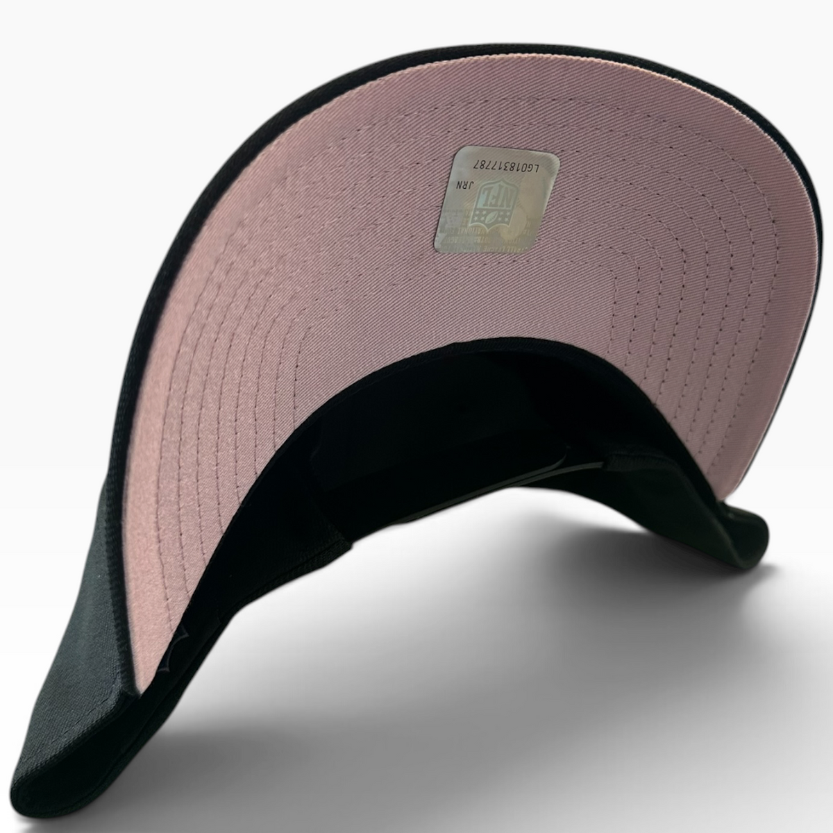 Baltimore Ravens Black New Era 9FORTY A-Frame adjustable hat - front view