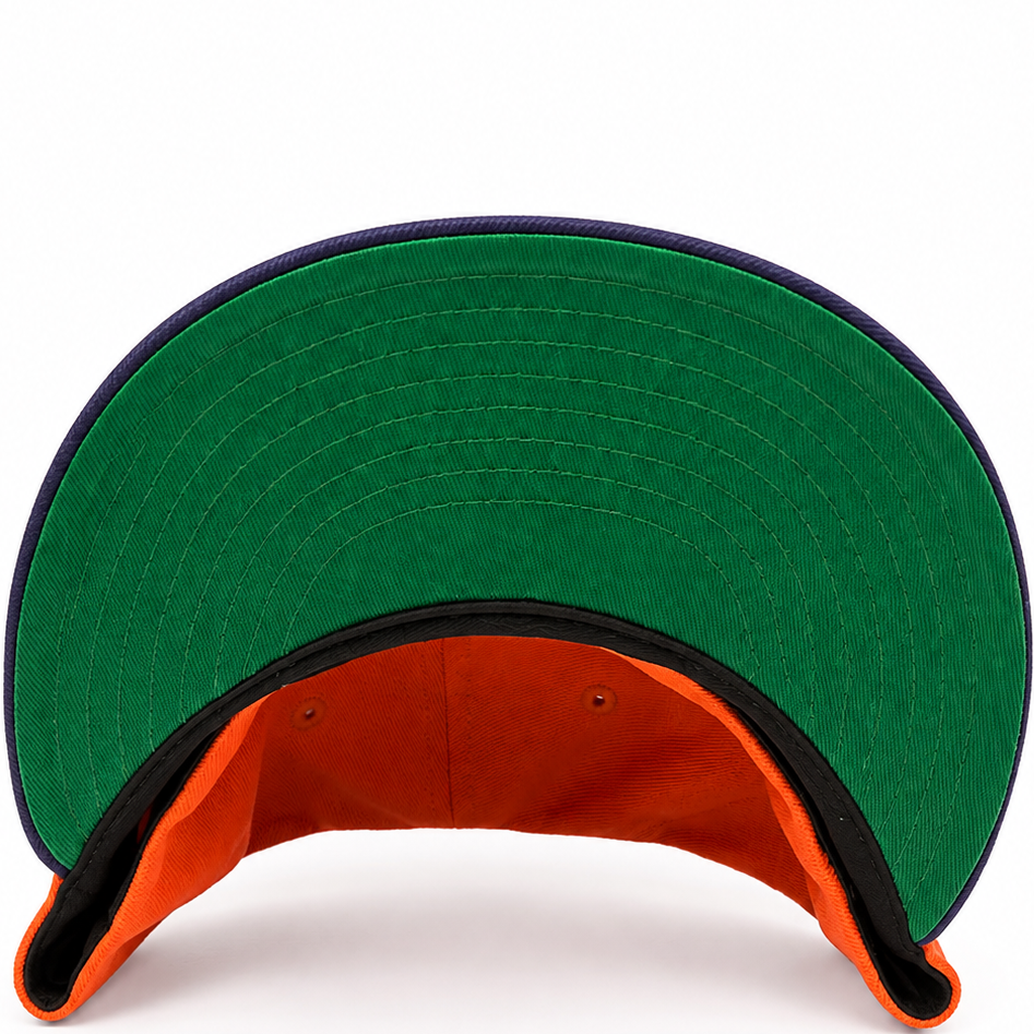 Houston Astros orange and purple 1968 All-Star Game New Era 59FIFTY fitted hat - side view