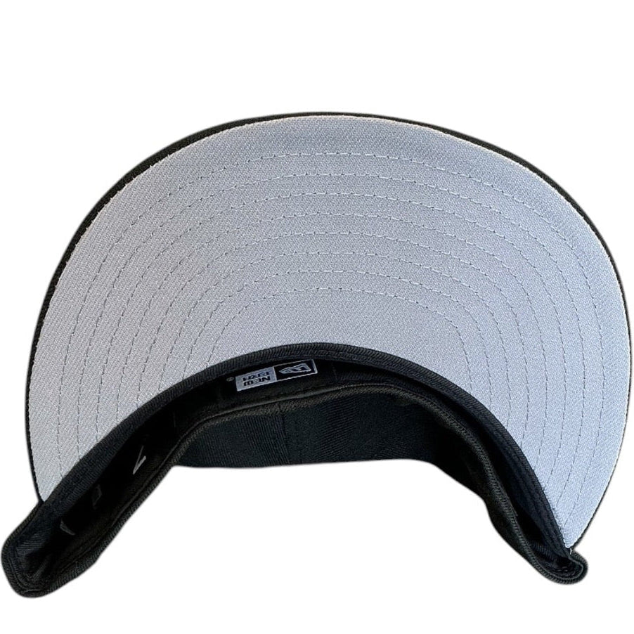 Mexico Baseball black Mexican flag New Era 59FIFTY fitted hat - undervisor detail