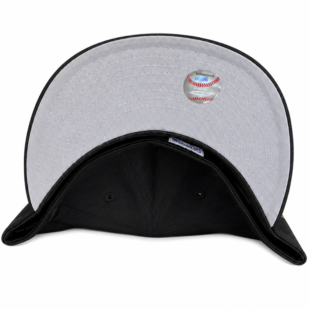 Los Angeles Dodgers LA Rose black fitted hat – view 3