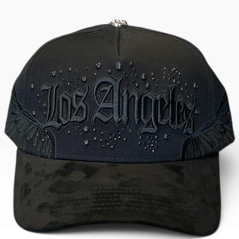 LA Blackout Wings snapback - detail view