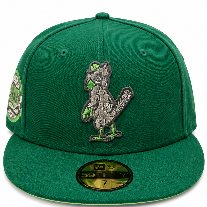 St. Louis Cardinals Green New Era 59FIFTY fitted hat - side view